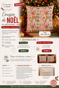 HOUSSES ET COUSSINS COLLECTION NOEL