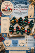 BARRETTES DE FÊTES