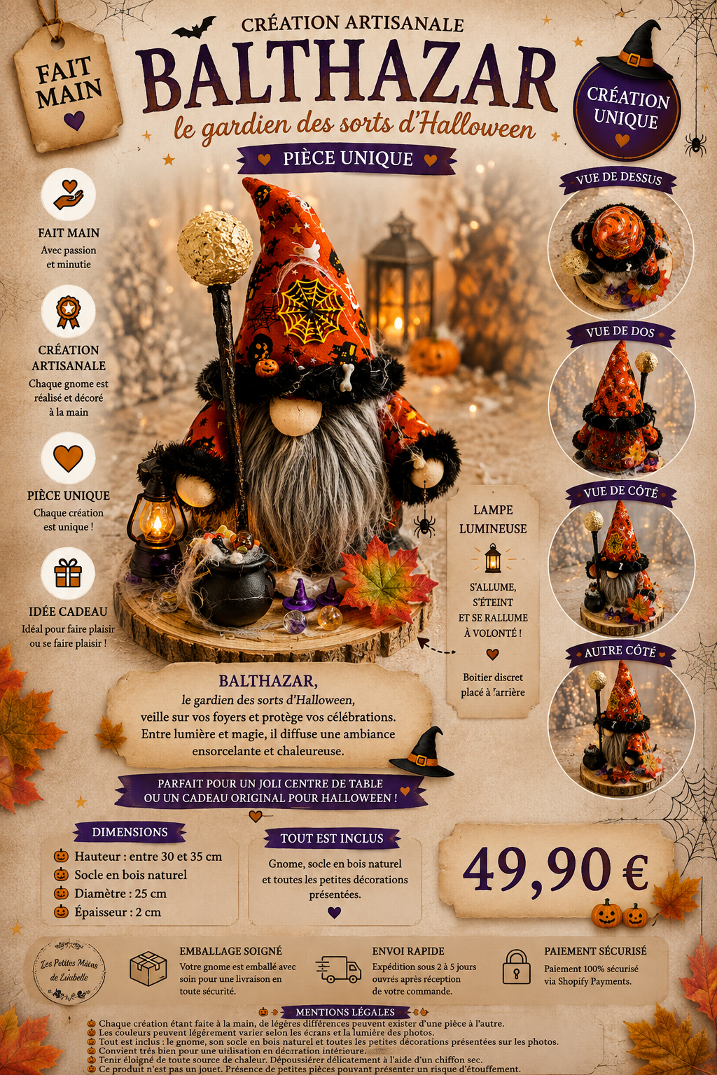 BALTHAZAR- LE GARDIEN DES SORTS D'HALLOWEEN