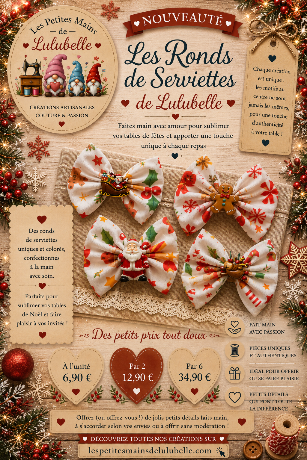 RONDS DE SERVIETTES