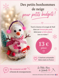 Petit bonhomme de neige – Modèle ROSE