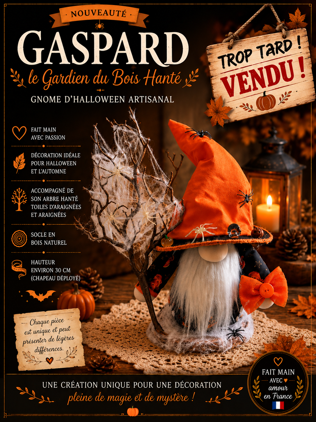 🎃 GASPARD – Le Gardien du Bois Hanté