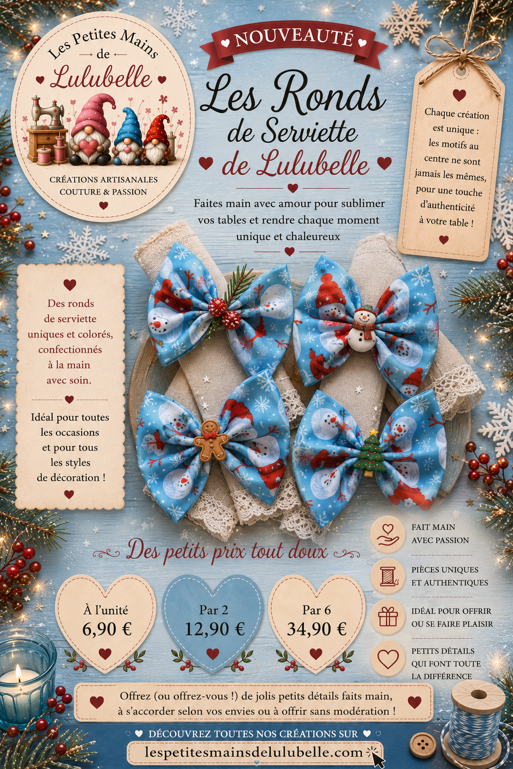 RONDS DE SERVIETTES